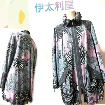 이타리야 패턴 디자인 자켓