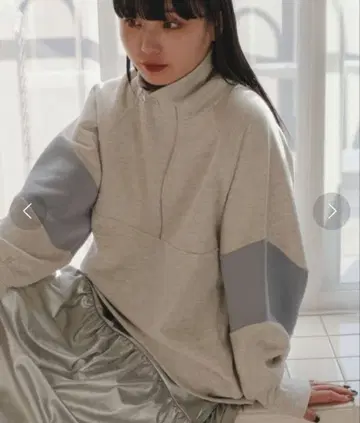 Kastane 하프 ZIP 웨이브 맨투맨