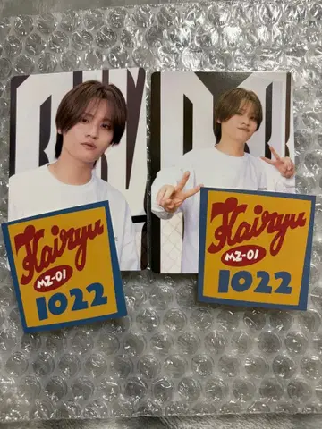 MAZZEL 카이류 스티커 포토 카드