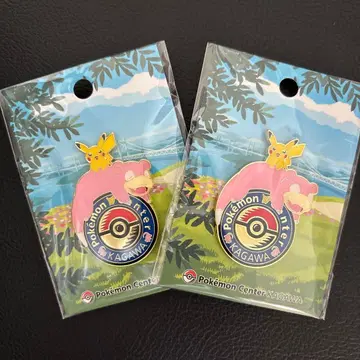 포켓몬 센터 한정판 카가와 로고핀즈 핀 배지 피카츄 야돈