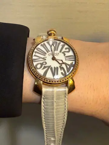 (레어) GAGA MILANO 가가 밀라노 마누알레 36mm 손목시계