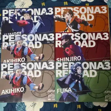 페르소나 3 리로드 x 게이오 전철 콜라보 클리어 포스터