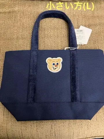 러브러리 바이 페이 올드 테디 토트백 스몰 네이비 미사용 새상품