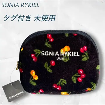 택 포함 미사용 Sonia Rykel 파우치 소품함 체리