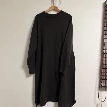 FREAK'S STORE 다크 브라운 맥시 니트 원피스