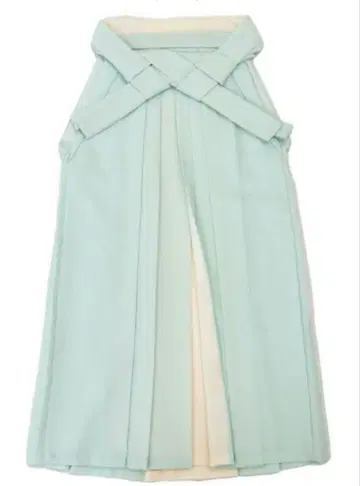 [새상품급] 바이컬러 하카마 단품 민트&아이보리 L 사이즈 졸업식