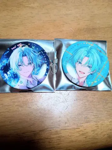 니지산지 윈터 데이트 2025 캔뱃지 2개 세트 나기사 트라웃 a