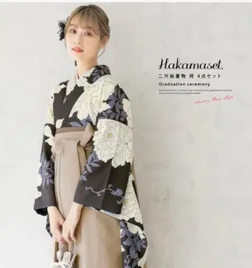 졸업식 겉옷 하카마용 4세트
