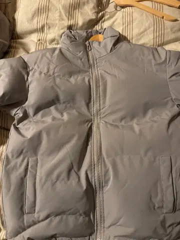 그레이 다운 자켓 집업