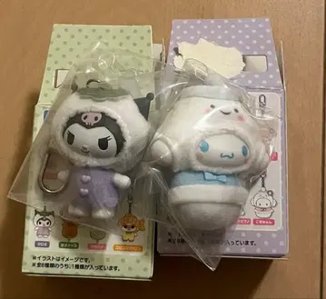 산리오 치비토모 시크릿 키링 설의 정령 시나몬 쿠로미 화과자