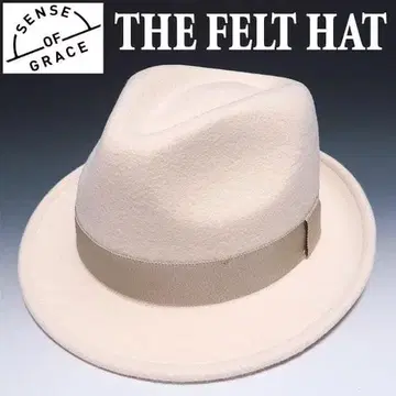 새상품 센스 오브 그레이스 펠트 울 중절모 IV 사이즈 조절 가능 모자