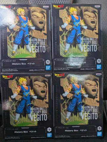 드래곤볼 Z 피규어 베지트 History Box 4체 세트