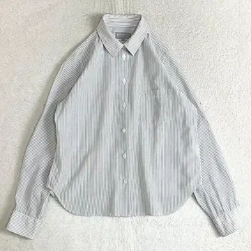마가렛호웰 긴팔 셔츠 사이즈 1 스트라이프 패턴 일본제