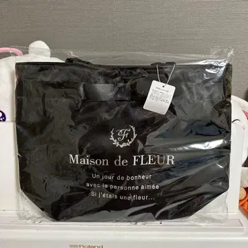 Maison de FLEUR 블랙 토트백