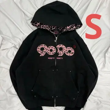 9090 girl OG Logo Zip Hoodie
