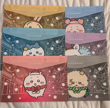 세븐일레븐 치이카와 플랫 케이스 컴플리트 6장 세트