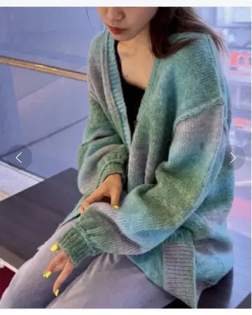 one way 인기 케이블 짜임 니트 가디건 긴 길이