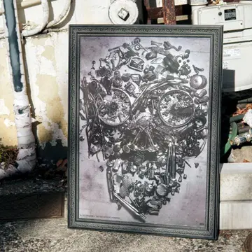 TATTOO STUDIO YAMADA IRON SKULL 포스터