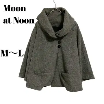 [문 앳 눈] 판초 아우터 그레이 숏 기장 겉옷 체형 커버