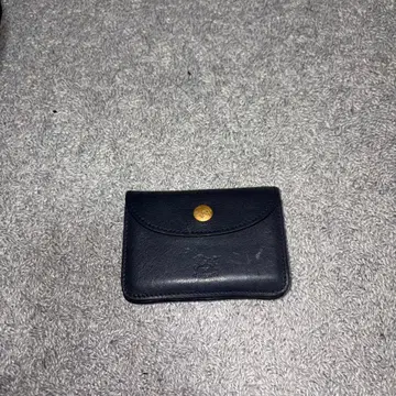 일비종떼 네이비 가죽 카드 케이스