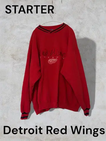 starter 제작 디트로이트 레드윙스 맨투맨 XXL 빨간색