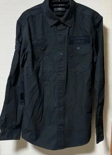 HARLEY-DAVIDSON 블랙 긴팔 셔츠 택 포함 새상품