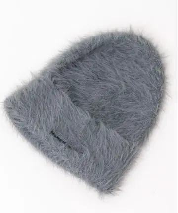maison special Fluffy Knit Beanie 그레이