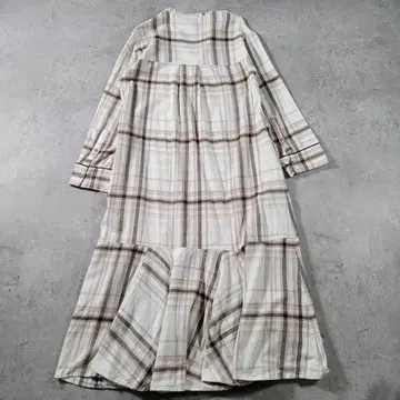 [ 새상품급 ] SNIDEL HOME 스나이델 홈 체크 셔츠 원피스 F