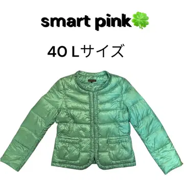 [ 새상품급 ] (주) 월드제 smart pink 다운 라이트 그린