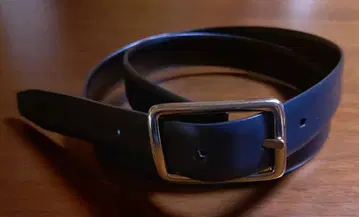 JOSEPH HOMME48 리버서블 가는 벨트 파랑 블랙