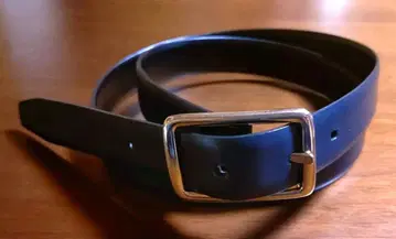 JOSEPH HOMME48 리버서블 가는 벨트 파랑 블랙