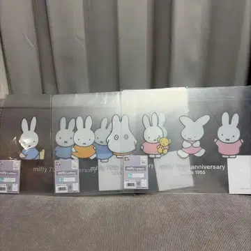 다이토 복권 E상 미피 70주년 기념 런치매트 3장 세트