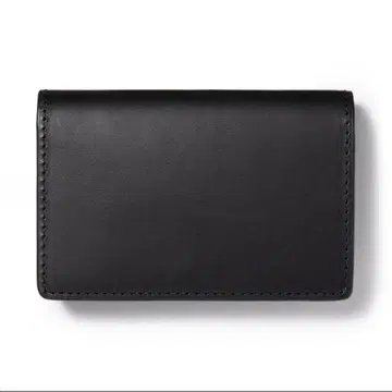 카드 케이스 가죽 블랙 MUJI