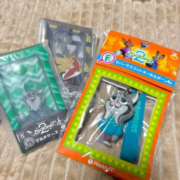 주토피아2 Happy 복권 멀티 케이스 & 러버 마스코트 키링 세트