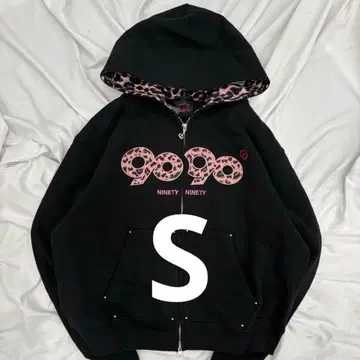 9090 블랙 집업 후드티