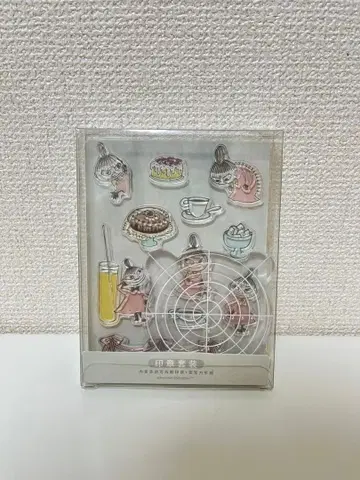 무민 리틀미이 클리어 스탬프 세트 MOOMIN 콜라보 문구 스탬프
