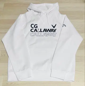 캘러웨이 골프 남성용 후드 맨투맨 의류 L 사이즈 로고 새상품
