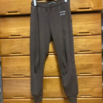 더 아카데미 뉴욕 스웨트 팬츠 브라운 S 사이즈