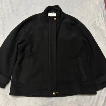 quaranciel 코쿤 코트 블루종 블랙 F