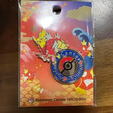 포켓몬 센터 히로시마 핀 배지 미사용 새상품