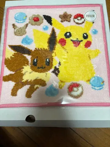 FEILER 포켓몬 손수건 피카츄 이브이 한정판