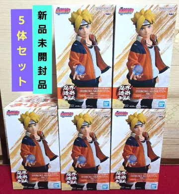 인계 조형 열전 우즈마키 볼트 피규어 5체 세트 미개봉 새상품