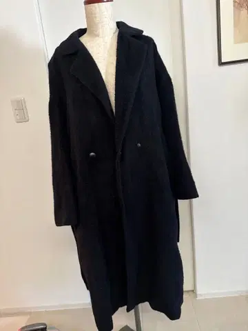 트래디셔널 웨더웨어 롱 코트 네이비 34