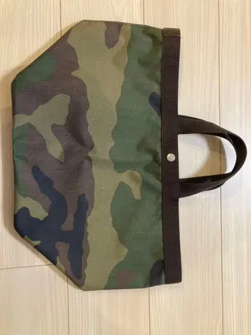 에르베샤 펠리에 카모플라쥬 보트형 토트백 725W L 사이즈