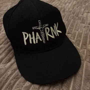 PHATRNK 캡 블랙 그리스도 LOGO