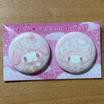 딸기 신문 키라2 FRIENDS 캔뱃지 마이멜로디