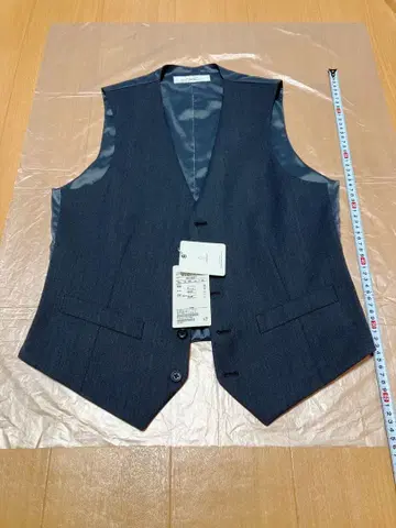 다크 그레이 수트 베스트 워셔블