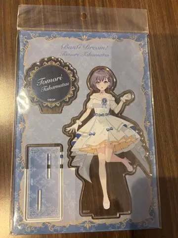 뱅드림 MyGO!!!!! 타카마츠 토모 화이트 미니 드레스 아크릴 스탠드