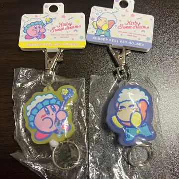 별의 커비 스위트 드림 러버 릴 키링 2개 세트