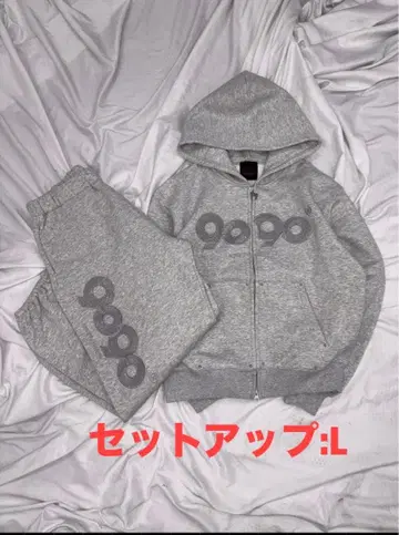 90 OG 로고 집 후디 셋업